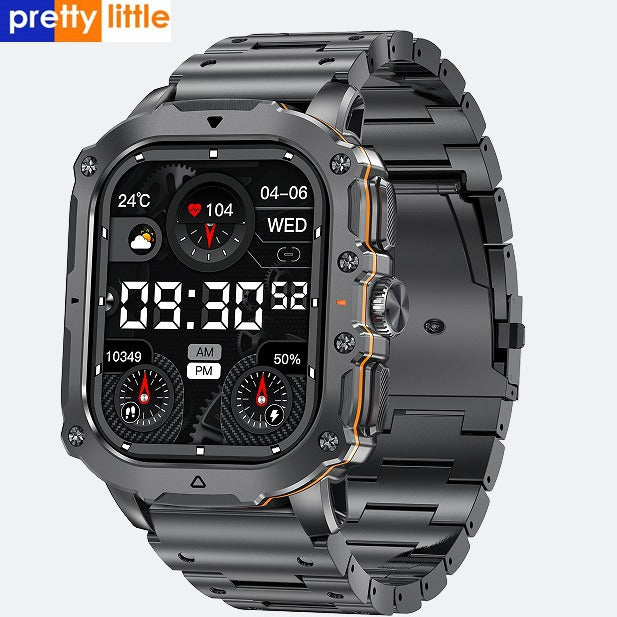 sports watch, AMOLED large screen, Bluetooth calling, rotating crown, long standby, AK72 smart watch