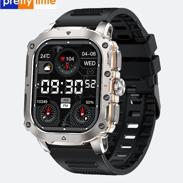 sports watch, AMOLED large screen, Bluetooth calling, rotating crown, long standby, AK72 smart watch