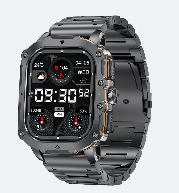 sports watch, AMOLED large screen, Bluetooth calling, rotating crown, long standby, AK72 smart watch