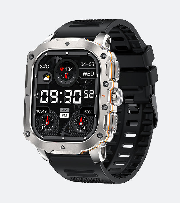sports watch, AMOLED large screen, Bluetooth calling, rotating crown, long standby, AK72 smart watch