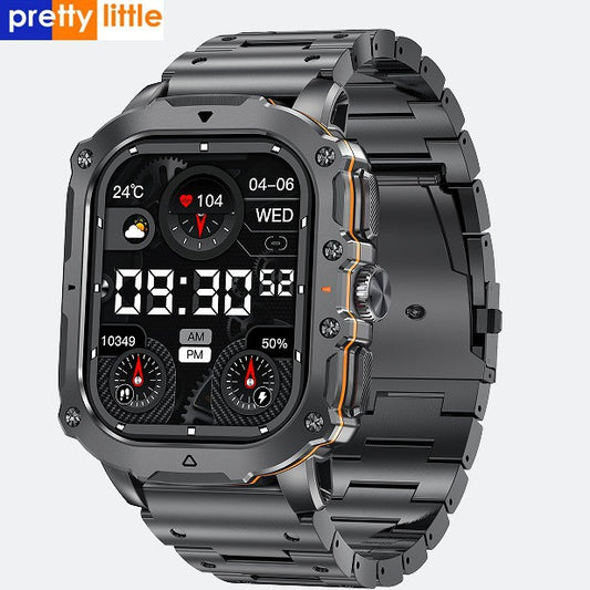 sports watch, AMOLED large screen, Bluetooth calling, rotating crown, long standby, AK72 smart watch