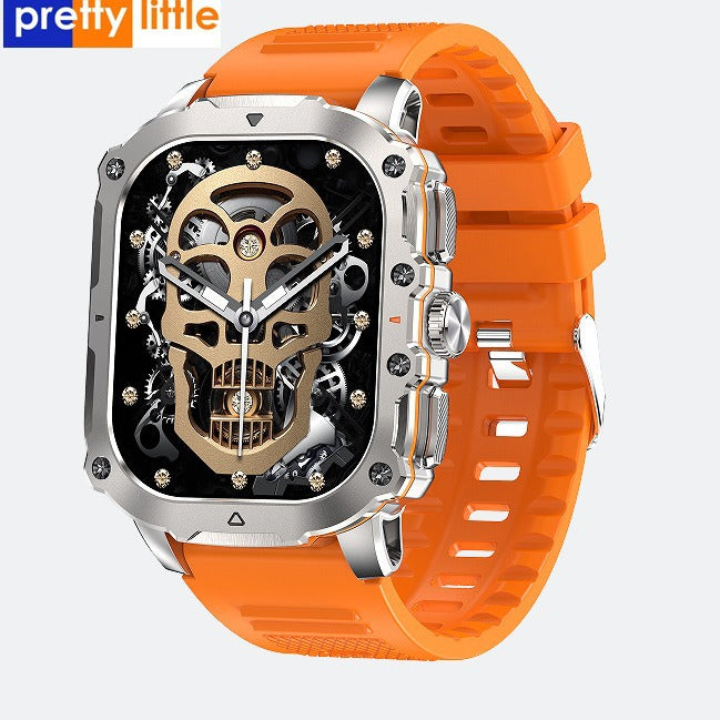 sports watch, AMOLED large screen, Bluetooth calling, rotating crown, long standby, AK72 smart watch