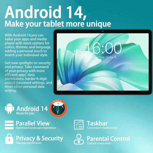 Newest Android 14  10 inch Octa-Core Tablets with PRO 70