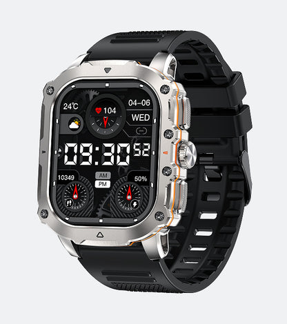 sports watch, AMOLED large screen, Bluetooth calling, rotating crown, long standby, AK72 smart watch